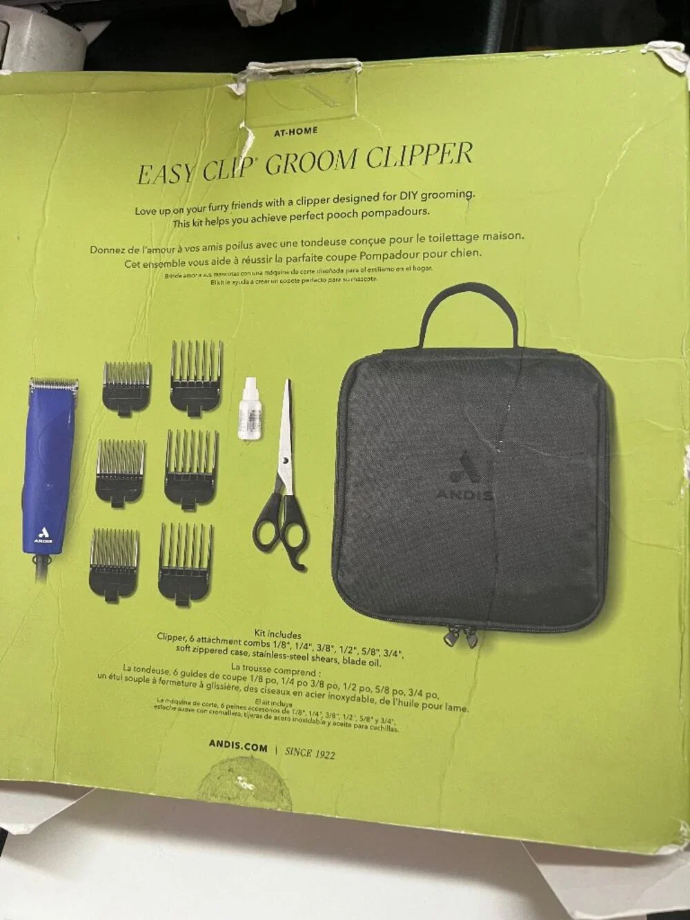 Andis Easy Clip Groom Clipper Set